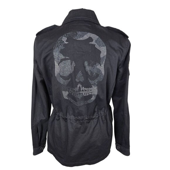 Zadig & Voltaire Kayak Mili Cotton Jacket S Black - Picture 1 of 16